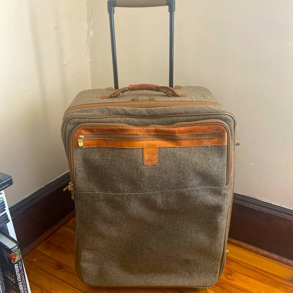 Vintage Hartman Tweed Suitcase (Large Check In)